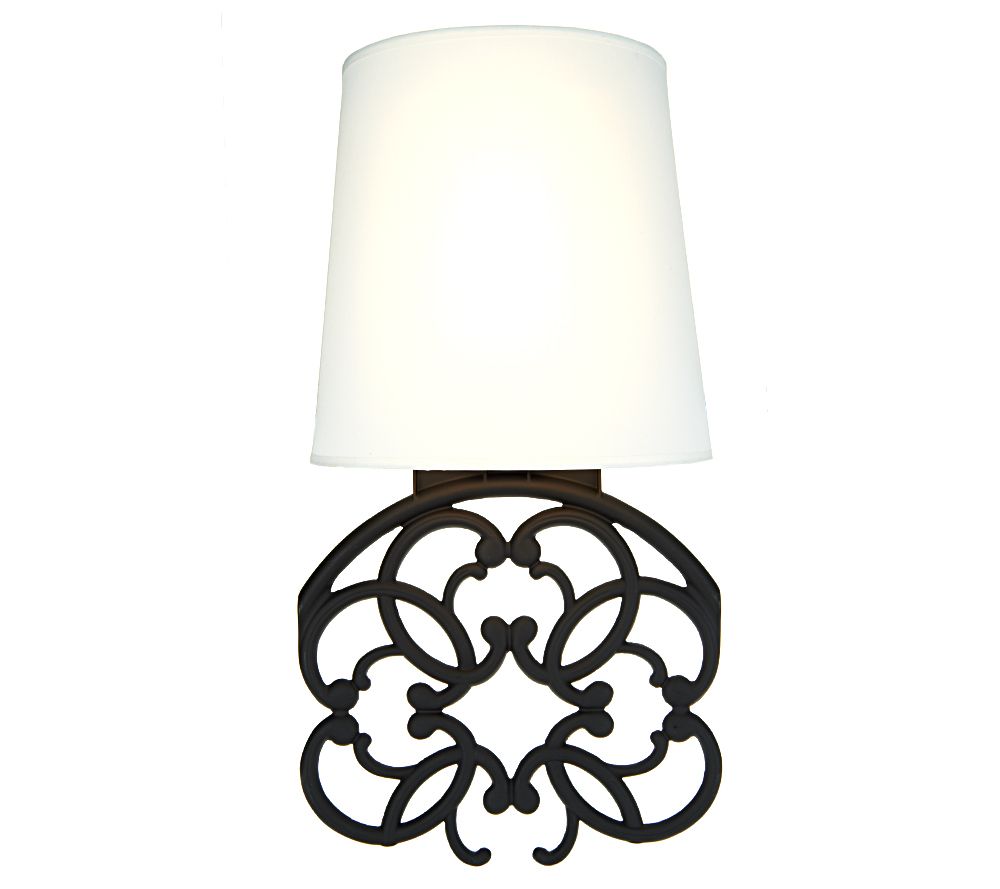 Home Reflections Scrollwork Wall Sconce - Page 1 QVC.com